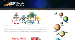 Desktop Screenshot of planets-for-kids.com